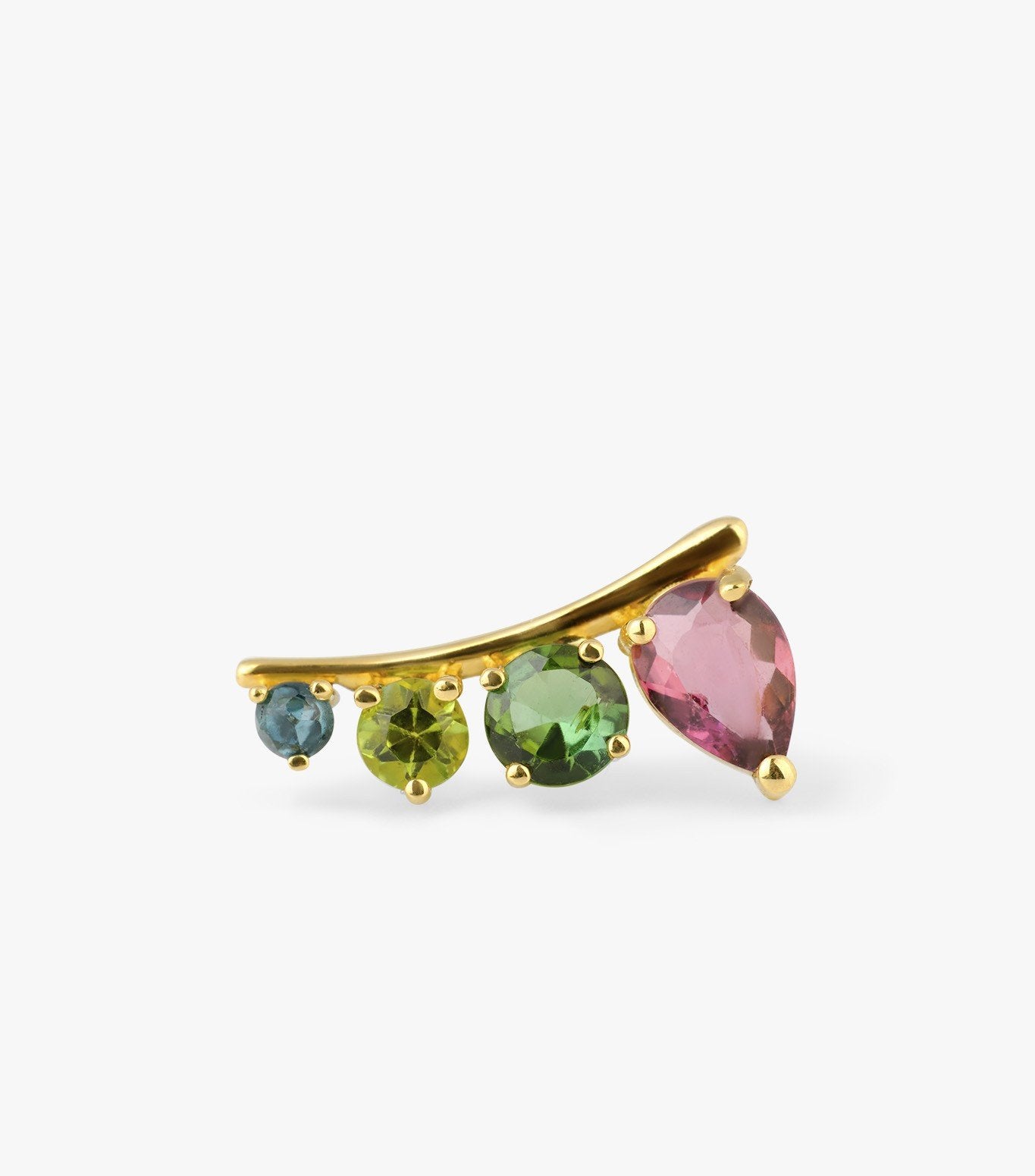 PIERCING DE ORO Y TURMALINAS MULTICOLOR-LJ1.OA.11.DA.001.DE