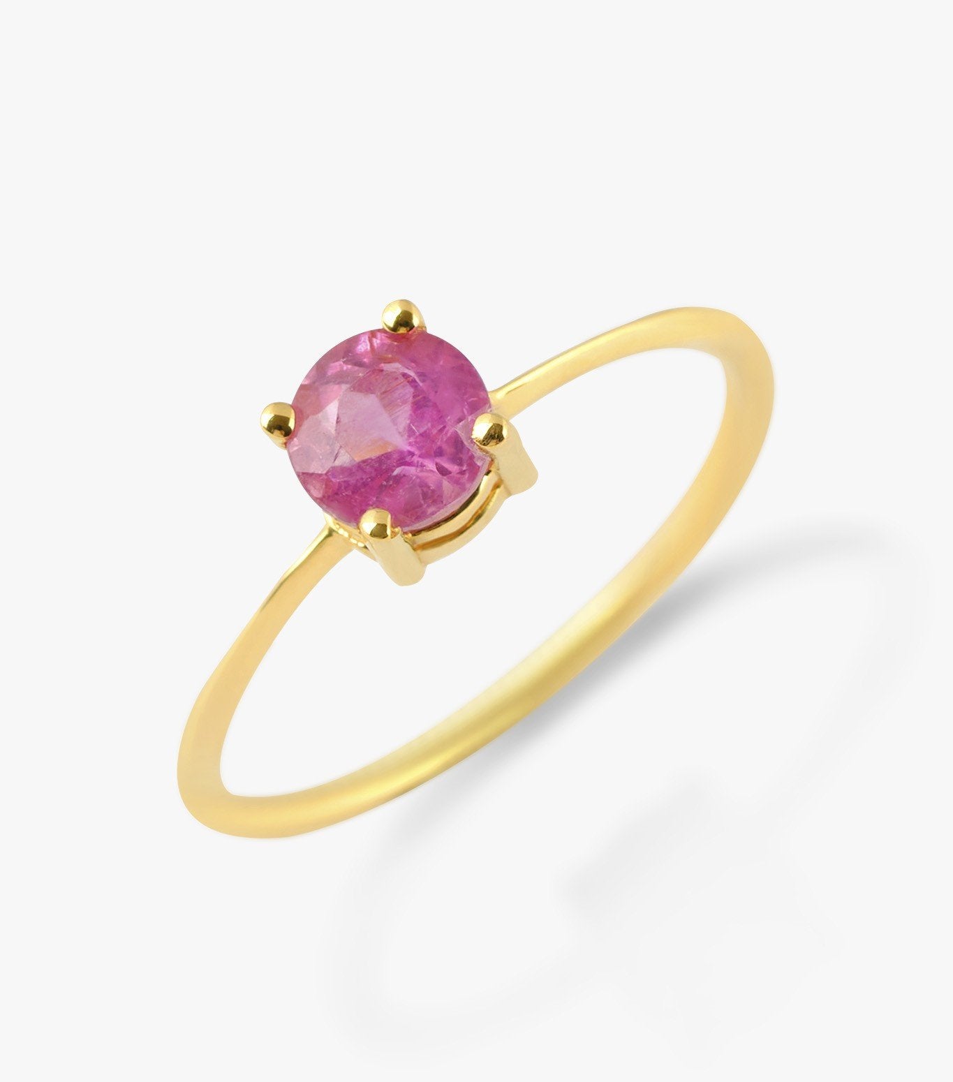 ANILLO SOLITARIO DE ORO Y TURMALINA ROSA-LJ2.OA.22.GL.002.r.20
