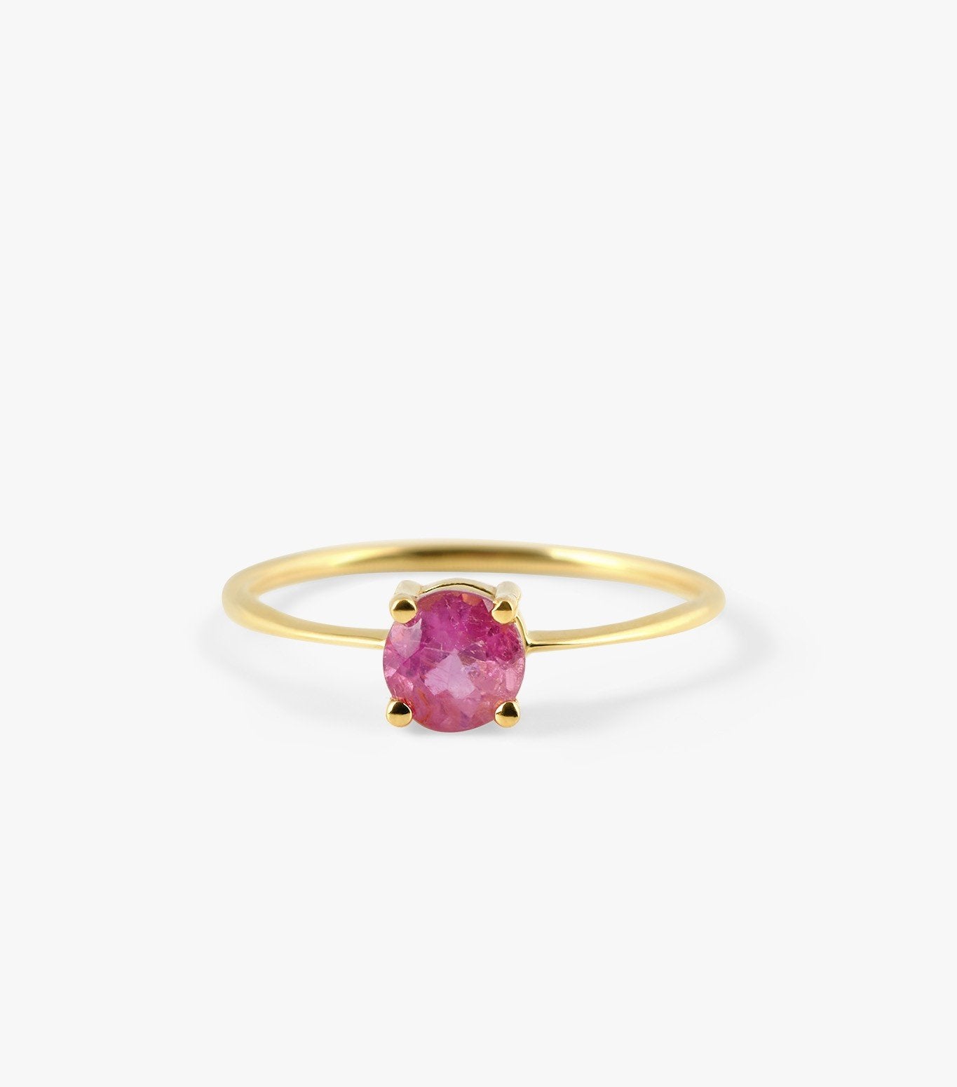 ANILLO SOLITARIO DE ORO Y TURMALINA ROSA-LJ2.OA.22.GL.002.r.20