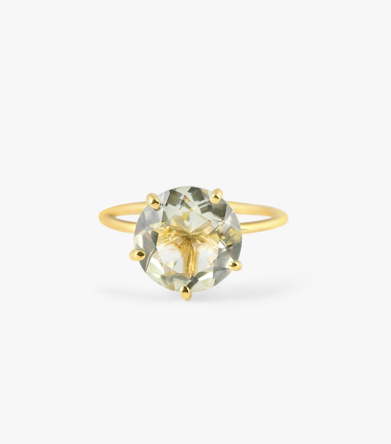 ANILLO SOLITARIO DE ORO Y PRASIOLITA-LJ2.OA.21.SG.001.20