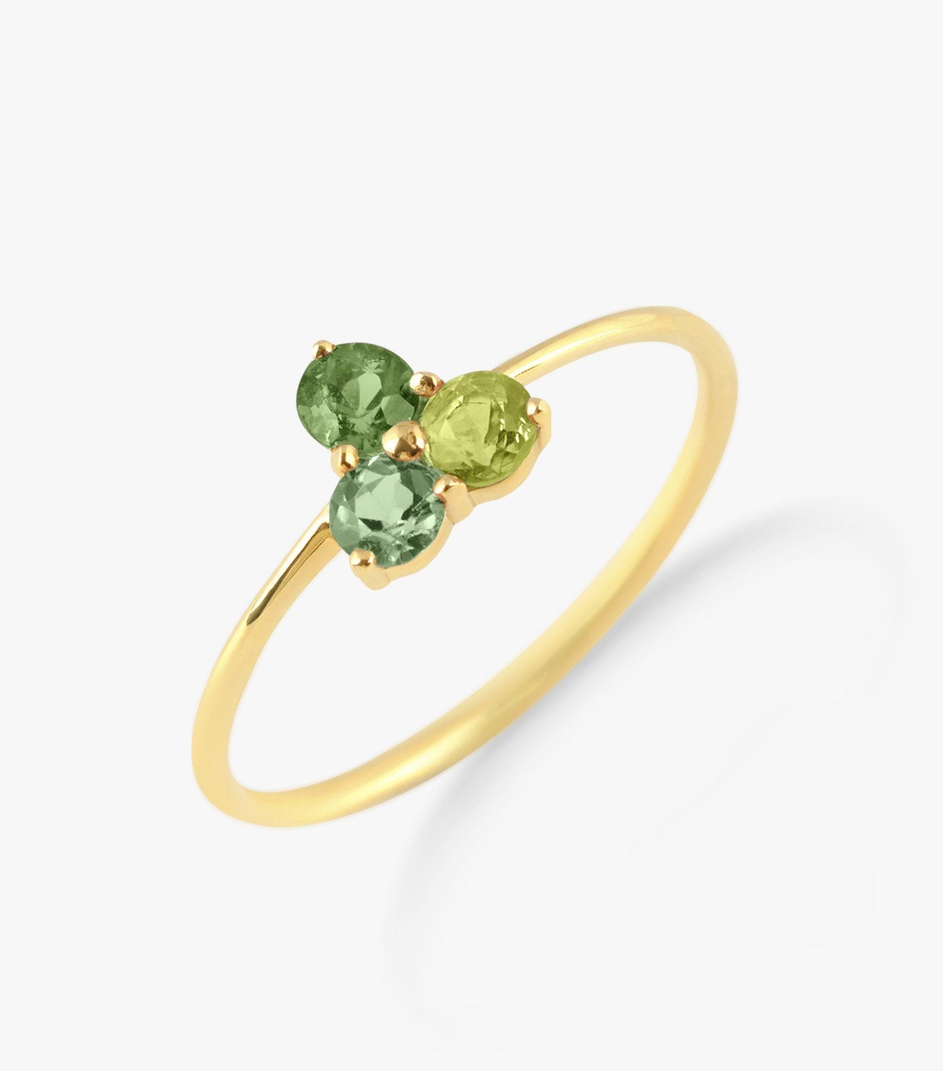 ANILLO DE ORO Y TRES TURMALINAS DEGRADE VERDE-LJ2.OA.21.GL.001.V.20