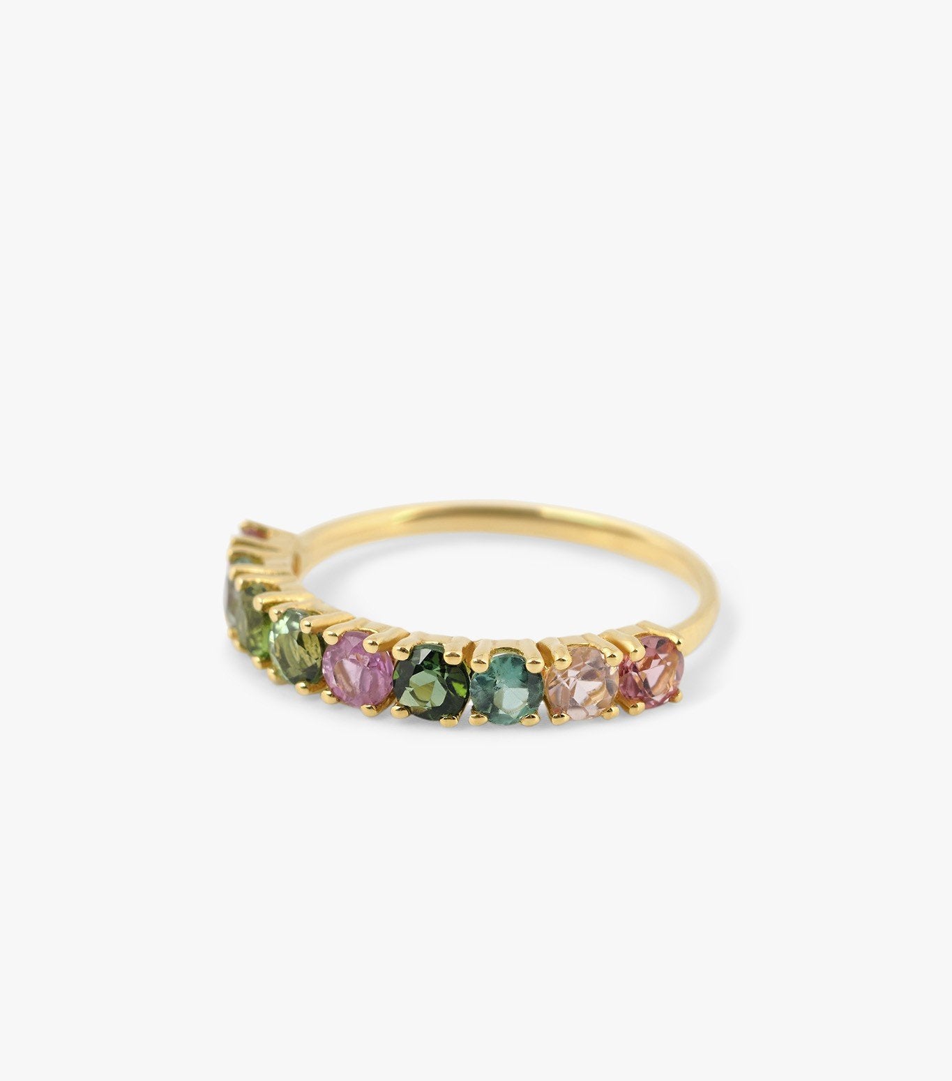 ANILLO MEDIA ALIANZA DE ORO Y TURMALINA MULTICOLOR-LJ2.OA.21.DA.001 .20