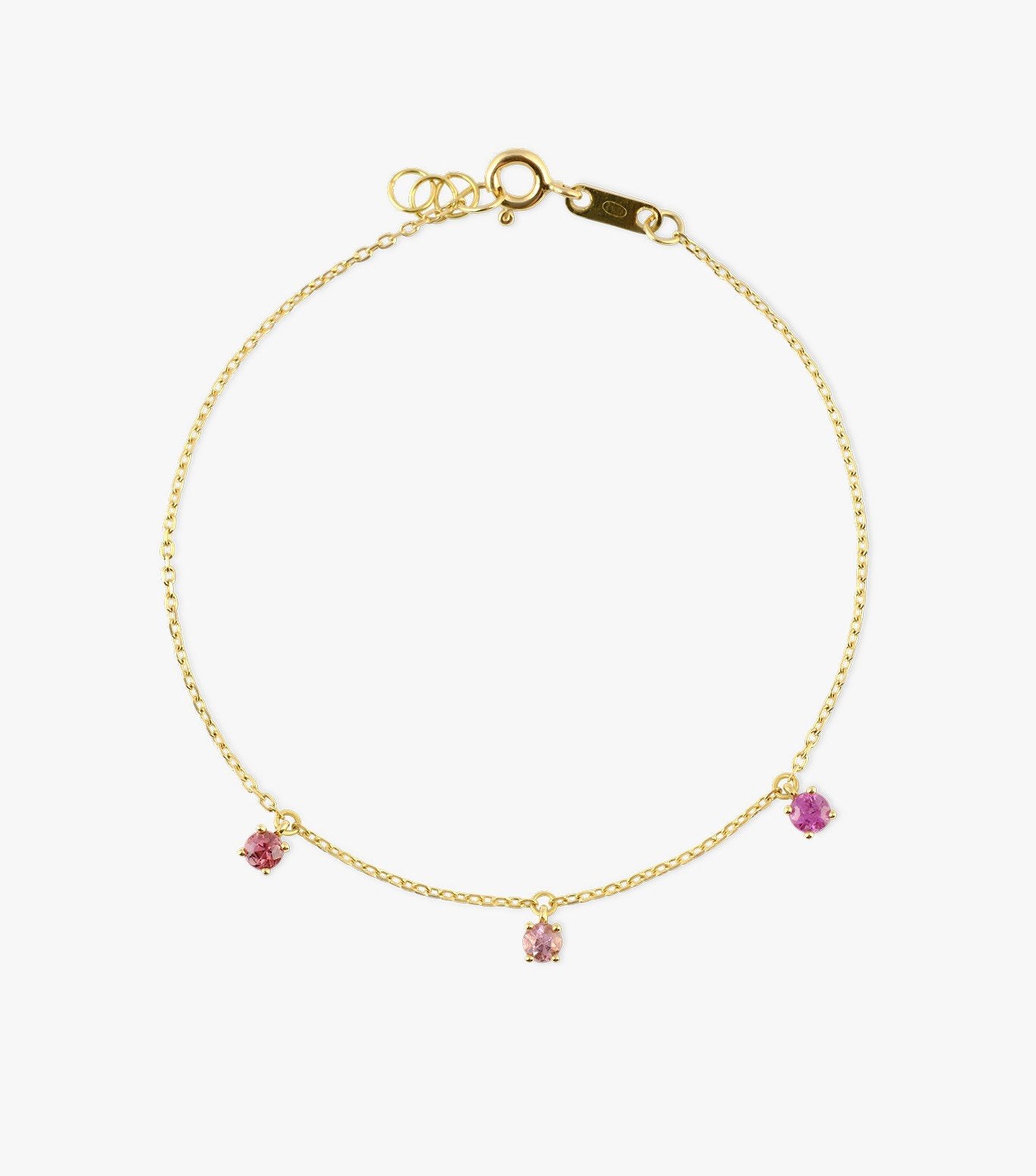 PULSERA DE ORO Y TURMALINA DEGRADE-LJ4.OA.41.GL.001.V