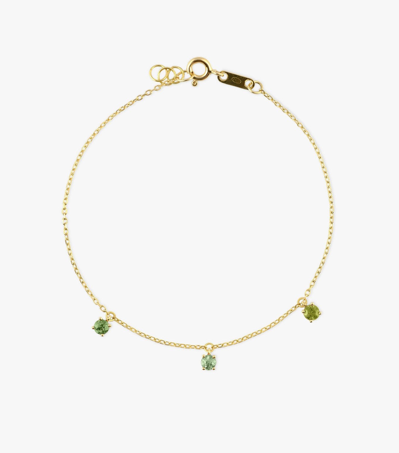 PULSERA DE ORO Y TURMALINA DEGRADE-LJ4.OA.41.GL.001.V