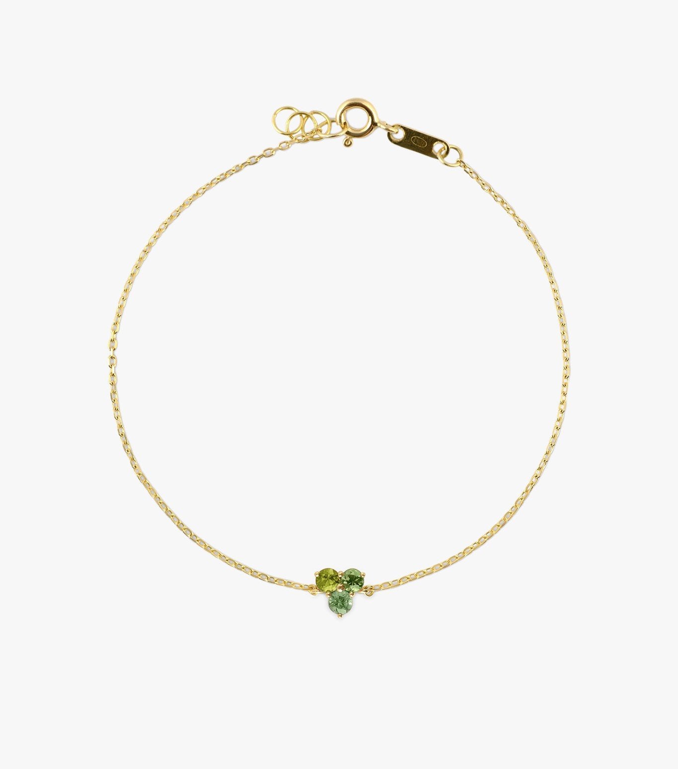 PULSERA DE ORO Y TRES TURMALINAS DEGRADE ROSA-LJ4.OA.41.GL.002.V