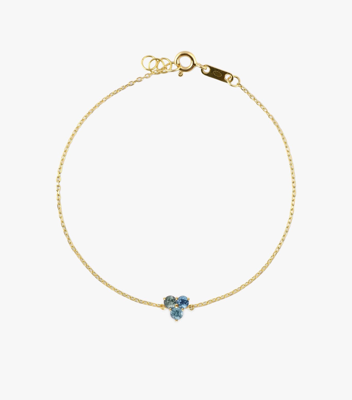 PULSERA DE ORO Y TRES TURMALINAS DEGRADE ROSA-LJ4.OA.41.GL.002.V